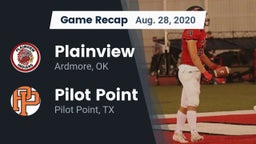 Recap: Plainview  vs. Pilot Point  2020