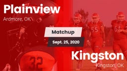 Matchup: Plainview High vs. Kingston  2020