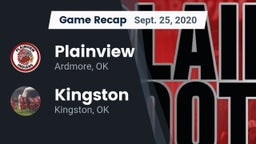 Recap: Plainview  vs. Kingston  2020