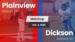 Matchup: Plainview High vs. Dickson  2020