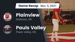 Recap: Plainview  vs. Pauls Valley  2021