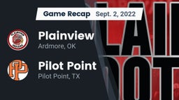 Recap: Plainview  vs. Pilot Point  2022