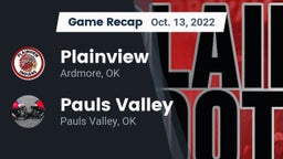 Recap: Plainview  vs. Pauls Valley  2022
