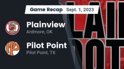 Recap: Plainview  vs. Pilot Point  2023