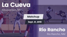 Matchup: La Cueva vs. Rio Rancho  2018