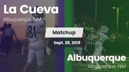 Matchup: La Cueva vs. Albuquerque  2018