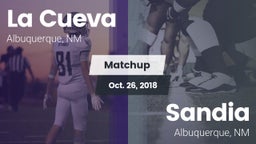 Matchup: La Cueva vs. Sandia 2018