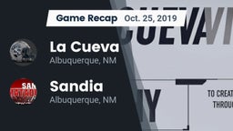 Recap: La Cueva  vs. Sandia  2019