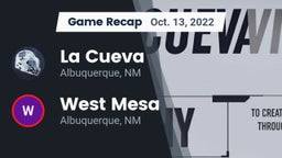 Recap: La Cueva  vs. West Mesa  2022