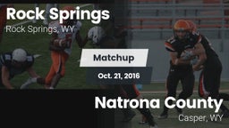 Matchup: Rock Springs High vs. Natrona County  2016