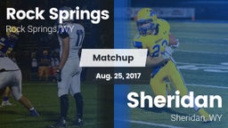Matchup: Rock Springs High vs. Sheridan  2017