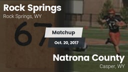 Matchup: Rock Springs High vs. Natrona County  2017