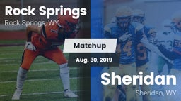 Matchup: Rock Springs High vs. Sheridan  2019