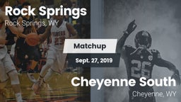 Matchup: Rock Springs High vs. Cheyenne South  2019