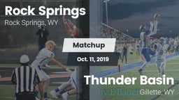 Matchup: Rock Springs High vs. Thunder Basin  2019