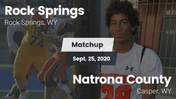 Matchup: Rock Springs High vs. Natrona County  2020