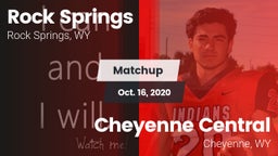Matchup: Rock Springs High vs. Cheyenne Central  2020