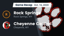 Recap: Rock Springs  vs. Cheyenne Central  2020