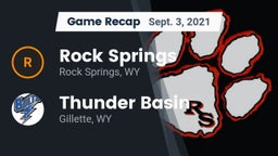 Recap: Rock Springs  vs. Thunder Basin  2021