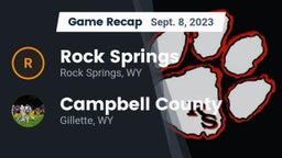 Recap: Rock Springs  vs. Campbell County  2023