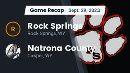 Recap: Rock Springs  vs. Natrona County  2023