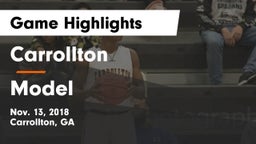 Carrollton  vs Model  Game Highlights - Nov. 13, 2018
