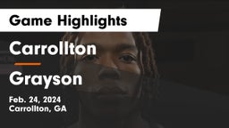 Carrollton  vs Grayson  Game Highlights - Feb. 24, 2024