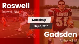 Matchup: Roswell  vs. Gadsden  2017