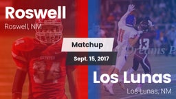 Matchup: Roswell  vs. Los Lunas  2017
