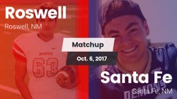 Matchup: Roswell  vs. Santa Fe  2017