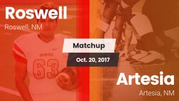 Matchup: Roswell  vs. Artesia  2017