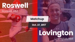 Matchup: Roswell  vs. Lovington  2017