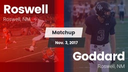 Matchup: Roswell  vs. Goddard  2017