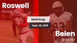 Matchup: Roswell  vs. Belen  2018