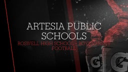 Roswell football highlights Artesia Public Schools