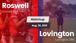 Matchup: Roswell  vs. Lovington  2019