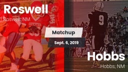 Matchup: Roswell  vs. Hobbs  2019