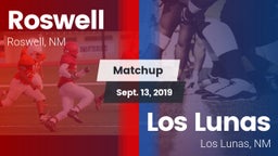 Matchup: Roswell  vs. Los Lunas  2019
