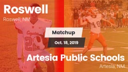 Matchup: Roswell  vs. Artesia Public Schools 2019