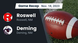 Recap: Roswell  vs. Deming  2023