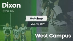 Matchup: Dixon  vs. West Campus 2017