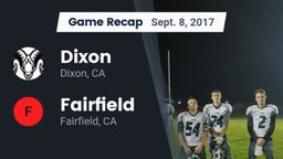 Recap: Dixon  vs. Fairfield  2017