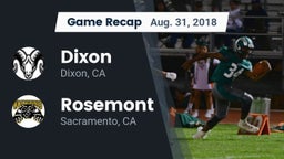 Recap: Dixon  vs. Rosemont  2018