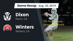 Recap: Dixon  vs. Winters  2019