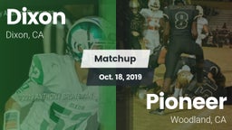 Matchup: Dixon  vs. Pioneer  2019