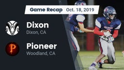 Recap: Dixon  vs. Pioneer  2019