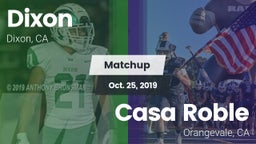 Matchup: Dixon  vs. Casa Roble 2019