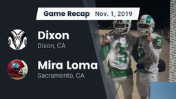 Recap: Dixon  vs. Mira Loma  2019
