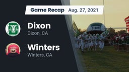 Recap: Dixon  vs. Winters  2021