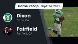 Recap: Dixon  vs. Fairfield  2021
